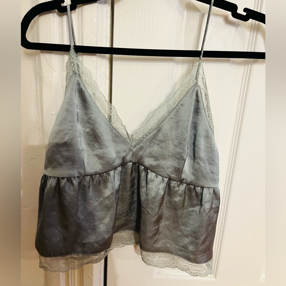 Aritzia Little Moon Silk Top